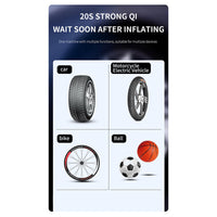 12V Cordless Car Tire Air Inflator Electric Pump Portable Tyre USB Rechargeable Occasions Kings Warehouse 