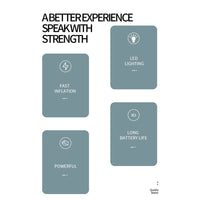 12V Cordless Car Tire Air Inflator Electric Pump Portable Tyre USB Rechargeable Occasions Kings Warehouse 