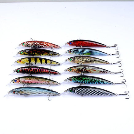 12x Popper Poppers 14cm Fishing Lure Lures Surface Tackle Fresh Saltwater Kings Warehouse 