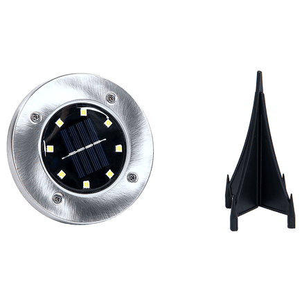 12x Solar Powered LED Buried Inground Recessed Light Garden Outdoor Deck Path Home & Garden Kings Warehouse 