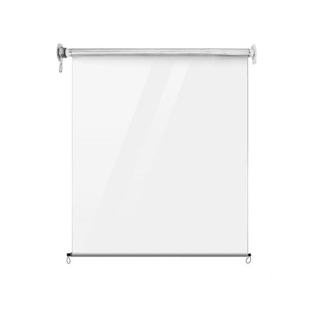 1.2X2.4M Outdoor Blinds Clear Roll Down Awning Retractable Outdoor Blinds Water Wind Proof Transparent Home & Garden Kings Warehouse 
