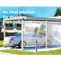 1.2X2.4M Outdoor Blinds Clear Roll Down Awning Retractable Outdoor Blinds Water Wind Proof Transparent Home & Garden Kings Warehouse 