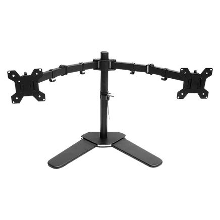 13"-27" Dual Screen Monitor Stand TV Bracket Computer Display Desk Mount Holder Electronics Kings Warehouse 