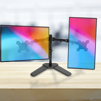 13"-27" Dual Screen Monitor Stand TV Bracket Computer Display Desk Mount Holder Electronics Kings Warehouse 