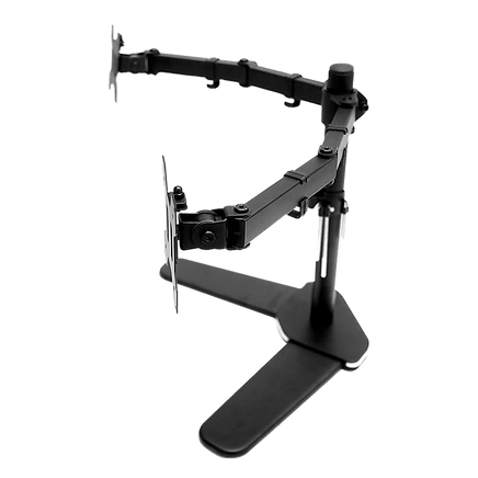 13"-27" Dual Screen Monitor Stand TV Bracket Computer Display Desk Mount Holder Electronics Kings Warehouse 