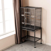 134cm Large Bird Aviary Cage Heavy Duty Parrot Budgie Parakeet Cockatoo Perch Cage Storage Shelf bird Kings Warehouse 