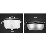 13L Restaurant Commercial Rice Cooker Hotel Non-Stick Automatic Insulation Kings Warehouse 