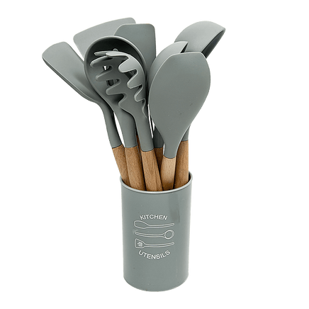 13x Kitchen Utensils for Cooking Baking Silicone Set Home & Garden Kings Warehouse 