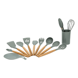 13x Kitchen Utensils for Cooking Baking Silicone Set Home & Garden Kings Warehouse 