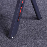 140cm RGB Gaming Desk Home Office Carbon Fiber Led Lights Game Racer Computer PC Table Y-Shaped Black Furniture Kings Warehouse 