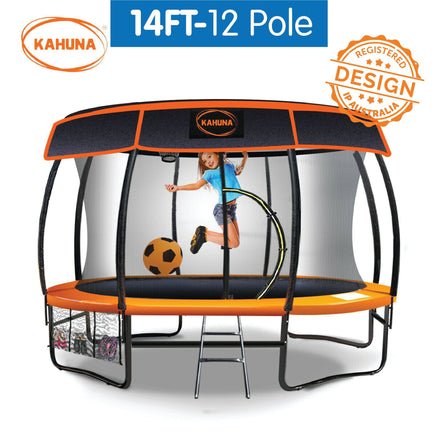 14ft-12 Pole Trampoline Roof Shade Cover Sports & Fitness Kings Warehouse 