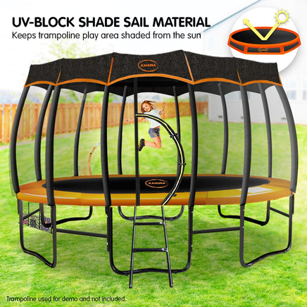 14ft Removable Twister Trampoline Roof Shade Cover Sports & Fitness Kings Warehouse 