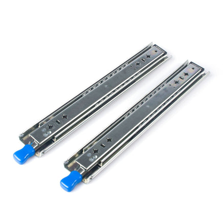 14in Pair 150KG Capacity Heavy Duty Drawer Slides Rails Runners Locking Ball Bearing Kings Warehouse 