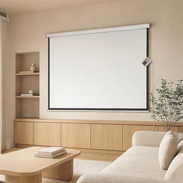 150" Electric Motorised Projector Screen TV +Remote Audio & Video Kings Warehouse 