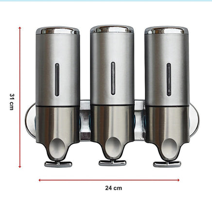 1500ml Shower Liquid Soap Body Lotion Gel Shampoo Bathroom Dispenser Home & Garden Kings Warehouse 