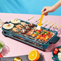 1500W Portable Household Smokeless Electric Pan Grill BBQ Non-Stick Electric Griddle Barbecue Kings Warehouse 