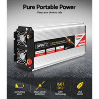 1500W Puresine Wave DC-AC Power Inverter Boxing Day Bash Kings Warehouse 