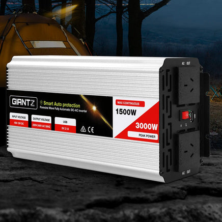 1500W Puresine Wave DC-AC Power Inverter Boxing Day Bash Kings Warehouse 