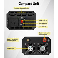 1500W Puresine Wave DC-AC Power Inverter Boxing Day Bash Kings Warehouse 