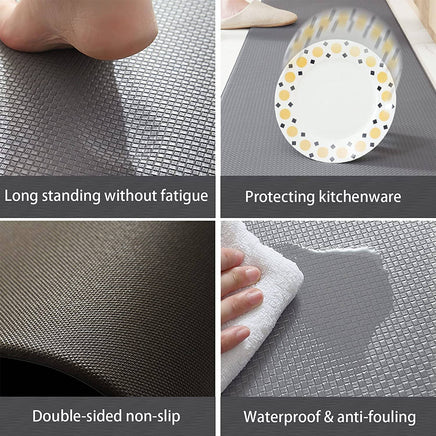 150cm Kitchen Anti-Skid Anti Fatigue Pu Leather Floor mat, Kitchen Rug Kings Warehouse 