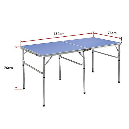 152cm Portable Tennis Table, Folding Ping Pong Table Game Set Gift & Novelty Kings Warehouse 