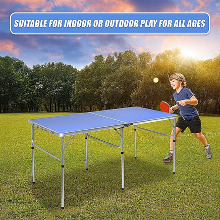 152cm Portable Tennis Table, Folding Ping Pong Table Game Set Gift & Novelty Kings Warehouse 