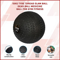 15kg Tyre Thread Slam Ball Dead Ball Medicine Ball for Gym Fitness Sports & Fitness Kings Warehouse 