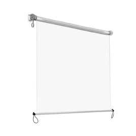 1.5X2.4M Outdoor Blinds Clear Roll Down Awning Retractable Outdoor Blinds Water Wind Proof Transparent Home & Garden Kings Warehouse 