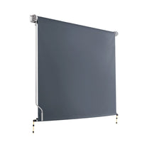 1.5X2.5M Outdoor Blinds Awning Roll Down Canopy Retractable Outdoor Blinds Window Shade Grey Home & Garden Kings Warehouse 
