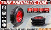 16" Wheelbarrow Trolley Wheel 4.80/4.00-8 Pneumatic Tyre 16mm Bore Tire Steel Auto Accessories Kings Warehouse 