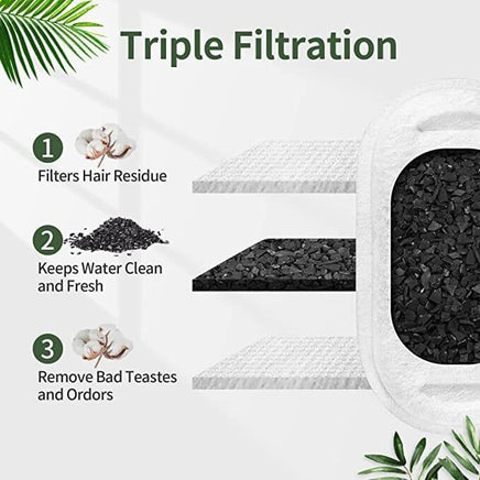 16 x Pet Dog Cat Fountain Replacement Filtration Automatic Water Dispenser Filter Pet Care Kings Warehouse 