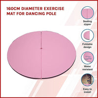 160cm Diameter Exercise Mat for Dancing Pole Kings Warehouse 