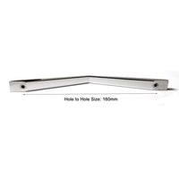 160MM Silver Zinc Alloy Kitchen Nickel Door Cabinet Drawer Handle Pulls Home & Garden Kings Warehouse 