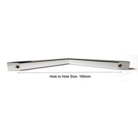 160MM Silver Zinc Alloy Kitchen Nickel Door Cabinet Drawer Handle Pulls Kings Warehouse 