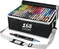168 Colours Graffiti Pen Permanent Marker Pens Set for Adults and Children Kings Warehouse 