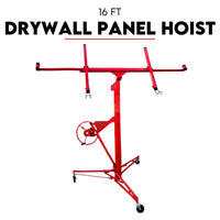 16FT Drywall Gyprock Panel Lifter Plaster Board Sheet Hoist Lift Plasterboard