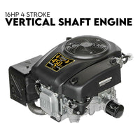 16HP Vertical Shaft Lawn Mower Engine Petrol 4 Stroke Ride on Motor Tools Kings Warehouse 