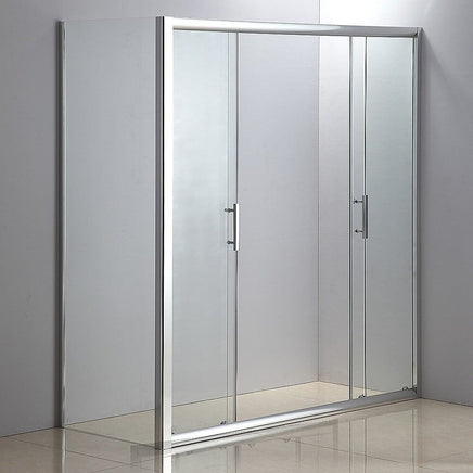 1700 X 700 Sliding Door Safety Glass Shower Screen By Della Francesca Kings Warehouse 