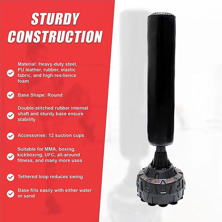170cm Free Standing Boxing Punching Bag Stand MMA UFC Kick Fitness Sports & Fitness Kings Warehouse 