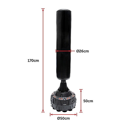 170cm Free Standing Boxing Punching Bag Stand MMA UFC Kick Fitness Sports & Fitness Kings Warehouse 