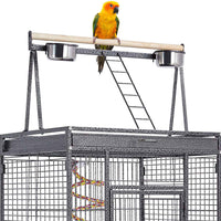 174cm Large Rolling Mobile Bird Cage Birdcage Finch Aviary Parrot Animals Playtop Stand Canary Finch bird Kings Warehouse 