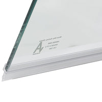 180 Degree Pivot Door 6mm Safety Glass Bath Shower Screen 1200x1400mm By Della Francesca Furniture Kings Warehouse 