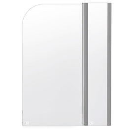 180 Degree Pivot Door 6mm Safety Glass Bath Shower Screen 1200x1400mm By Della Francesca Furniture Kings Warehouse 