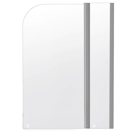 180 Degree Pivot Door 6mm Safety Glass Bath Shower Screen 1200x1400mm By Della Francesca Furniture Kings Warehouse 