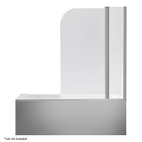 180 Degree Pivot Door 6mm Safety Glass Bath Shower Screen 1200x1400mm By Della Francesca Furniture Kings Warehouse 