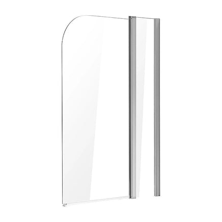 180 Degree Pivot Door 6mm Safety Glass Bath Shower Screen 1200x1400mm By Della Francesca Furniture Kings Warehouse 