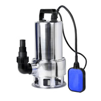 1800W Submersible Dirty Water Pump Bore Tank Well Steel Automatic Clean