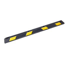 180cm Heavy Duty Rubber Curb Parking Guide Wheel Driveway Stopper Reflective Yellow Tools Kings Warehouse 