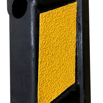 180cm Heavy Duty Rubber Curb Parking Guide Wheel Driveway Stopper Reflective Yellow Tools Kings Warehouse 