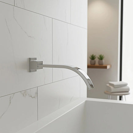 180mm Bath Spout Polished Chrome Finish Furniture Kings Warehouse 